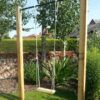 outdoor garden swing