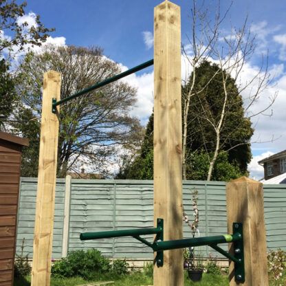 Garden Pull Up and Dip Bars