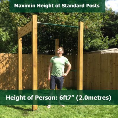 Maximum Post Height for STandard Pull Up Bar