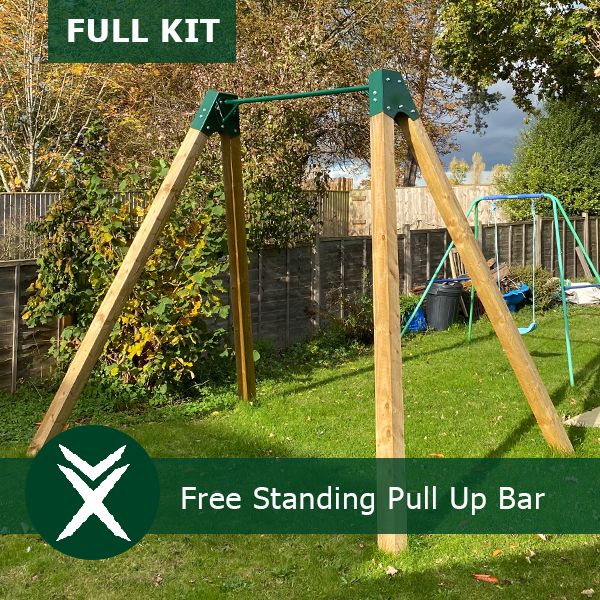 Freestanding (No Concrete) Garden Pull Up Full Kit – Xorbars